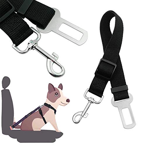 DaizySight Auto Hund Net Barrier, Durch Fahrzeug Small Mesh Barrier, Um Hunde Und Tierhaare Vom Vordersitz Fernzuhalten, mit Verstellbarem Pet Car Sicherheitsgurt