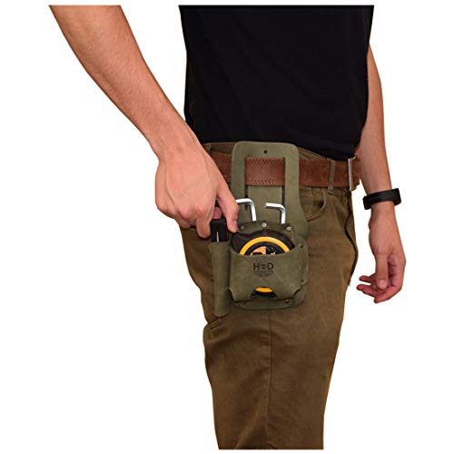 image for Hide & Drink, Leather Tape & Knife Holder/Marking and Measuring Pouch/