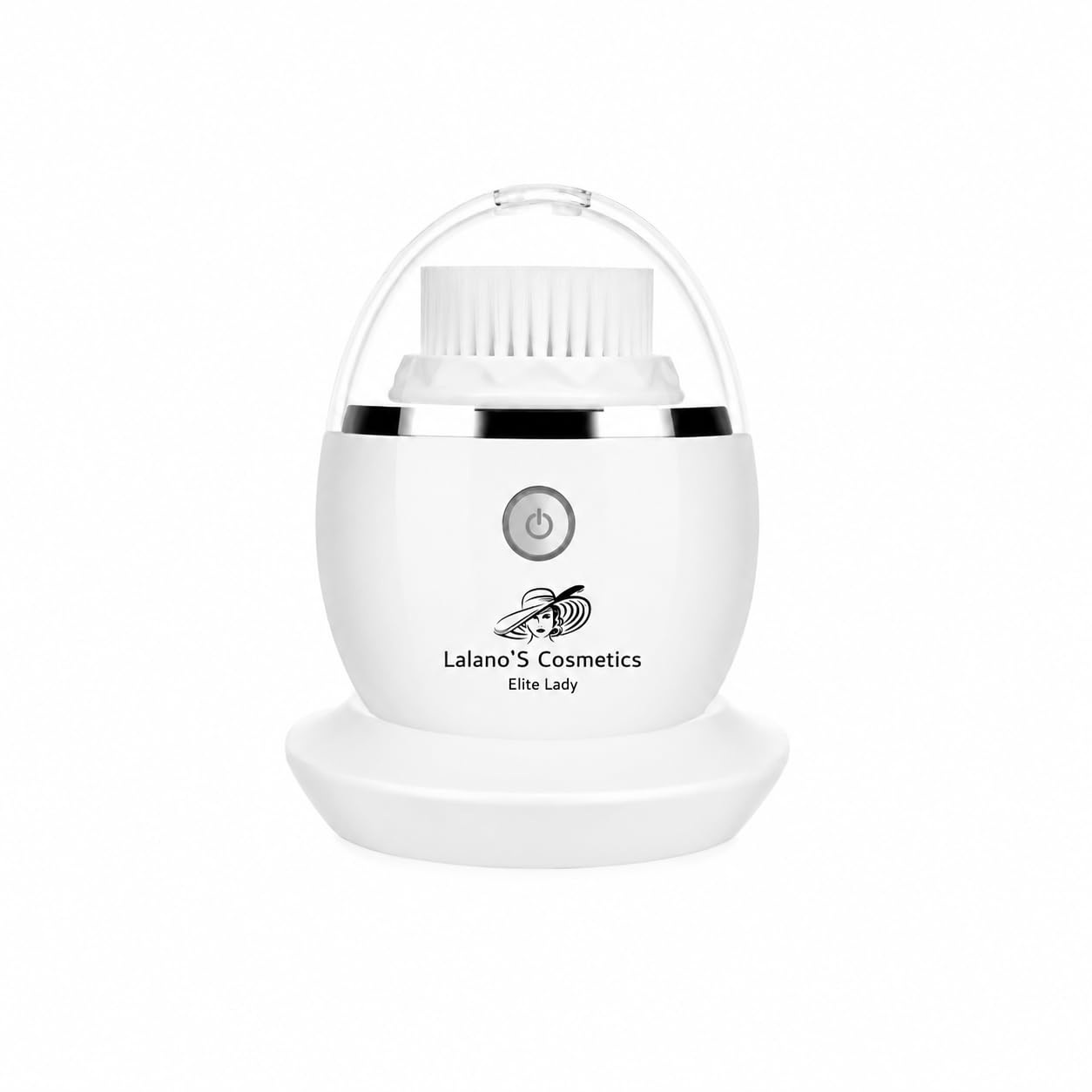 Lalano’S Cosmetics Elektrische Gesichtsreinigungsbürste – 3D Sonic Vibration, 3 Geschwindigkeiten, wasserdicht, kabellos, mit 2 Aufsätzen für Tiefenreinigung & Massage