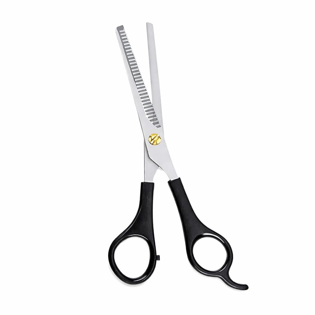 hair thinning scissors for salon & home use | stainless steel barber cutting shear with ergonomic handle | smooth & precise hair texturizing tool