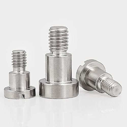 5PCS GB830 M3 M4 M5 M6 M8 M10 304 Stainless Steel Slotted Screw Cylinder Axial Position Screws Shoulder Bolt - (Size: D8XM6X8 5PCS)