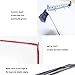 PROPFE Wall Mount Reference and Display System - Wall Mount Catalog Display Rack, Wall Mounted Reference System, with 20 Easy-Load Pockets - 40 Sheet Capacity - A4 Letter Size (Color : Red)