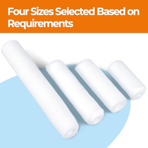 Image of Gauze Rolls Bandages 2 inch x 4.1yds, Conforming Stretch Gauze Bandage 6 Inch, 24 Rolls Individually Wrapped Includes Medical Tape