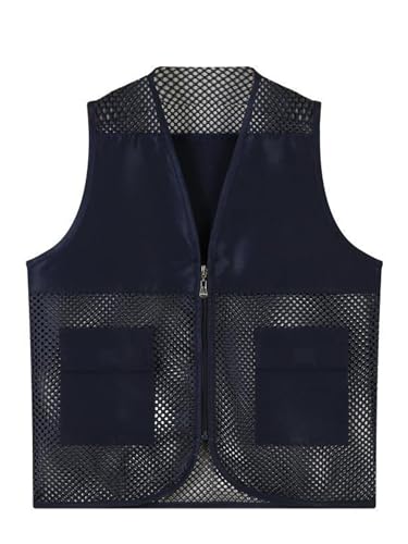 Kids Girls Boys Volunteer Activity Vest Hollow Out Mesh Sleeveless Tops School Camp Activities Uniform