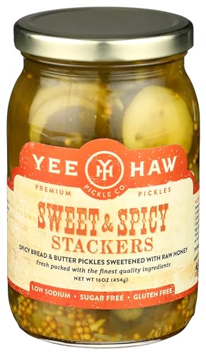 Yee Haw Pickle Company Sweet & Spicy Stickers, 16 oz