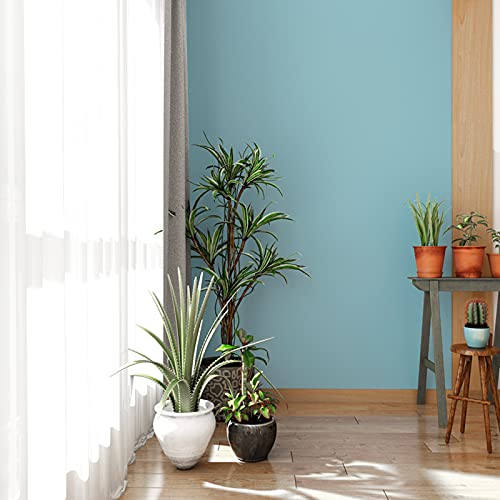 Veelike 15.7''X118'' Ocean Blue Wallpaper Peel And Stick Thickening Self Adhesive Blue Contact Paper Waterproof Decorative Vinyl Film For Walls Countertops Cabinets Shelf Drawer Liners Bedroom Kitchen #TOP4