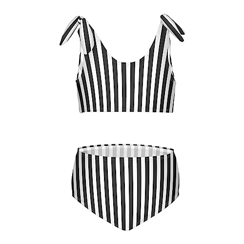 Image of CaTaKu Girls Two Piece Swimsuits Toddler Bathing Suits Bikini Set Summer Beach Swimwear for Girls Size 3-12T