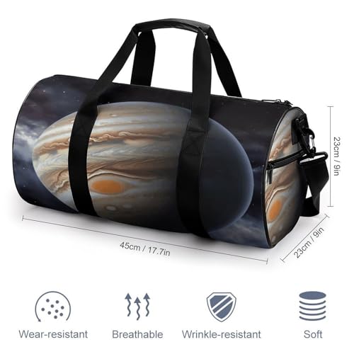 Gym Bag For Women Men Lightweight Jupiter Landscape Print Duffel Bag Personalized Travel Bags For Travel Sports2