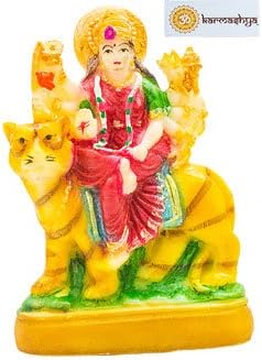 Karmashya Durga Maa Matha Sherawali Devi Kali Adi Shakti Maa Durga Durga Mata Resin Statue