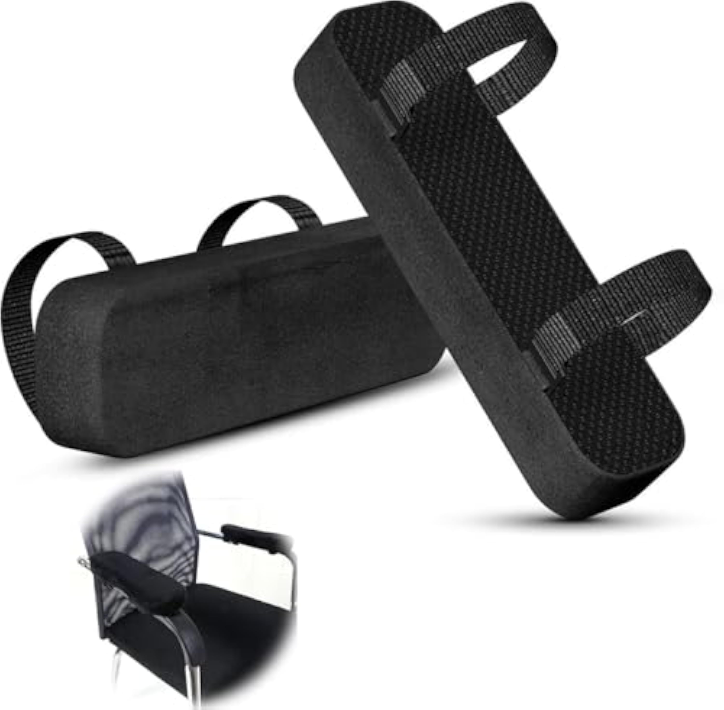 2 Piezas Cojines para Reposabrazos Fundas para Reposabrazos para Sillas de Oficina y Juegos Cojín Ergonómico de Espuma para Codo Universal Funda Acolchada para Reposabrazos Cojín para Brazo de Silla