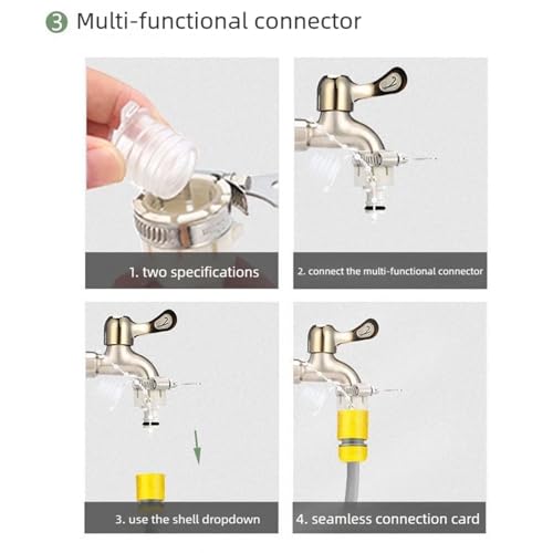 Tuyau d'arrosage flexible 16 m pour l'extérieur