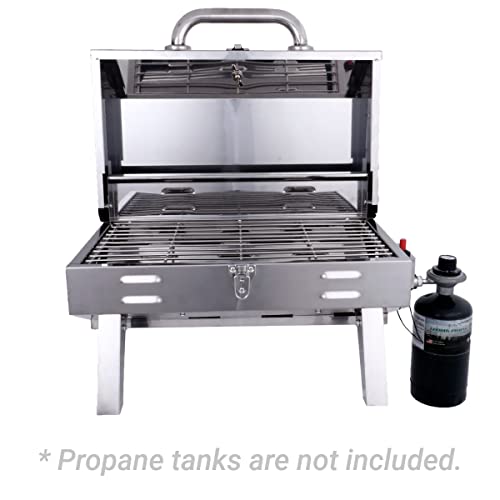 Marada Propane Propane Grill Stainless Steel 20,000 Btu Stainless Steel #TOP3