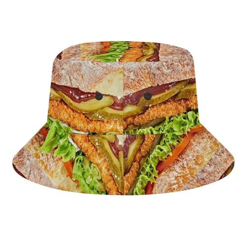 Image of Food Golden Corn Bucket Hats Unisex Washed Cotton Lightweight Outdoor Summer Beach Sun Hats Men Women Bucket Hat for Travel