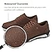 ULTIANT Mens Golf Shoes Traditions Spikeless Size 7.5-13(Brown,40)