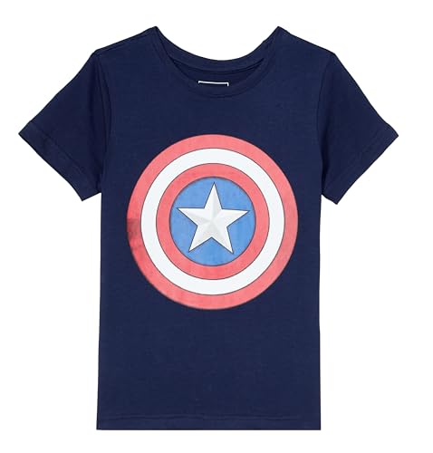 Image of Amazon Brand - Symbol Boy's Marvel Regular Fit T-Shirt, Cotton Crew Neck