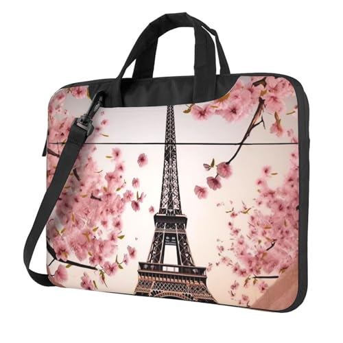 Bolso para Laptop tipo Mensajero Paris Eiffel Unisex miniatura 1