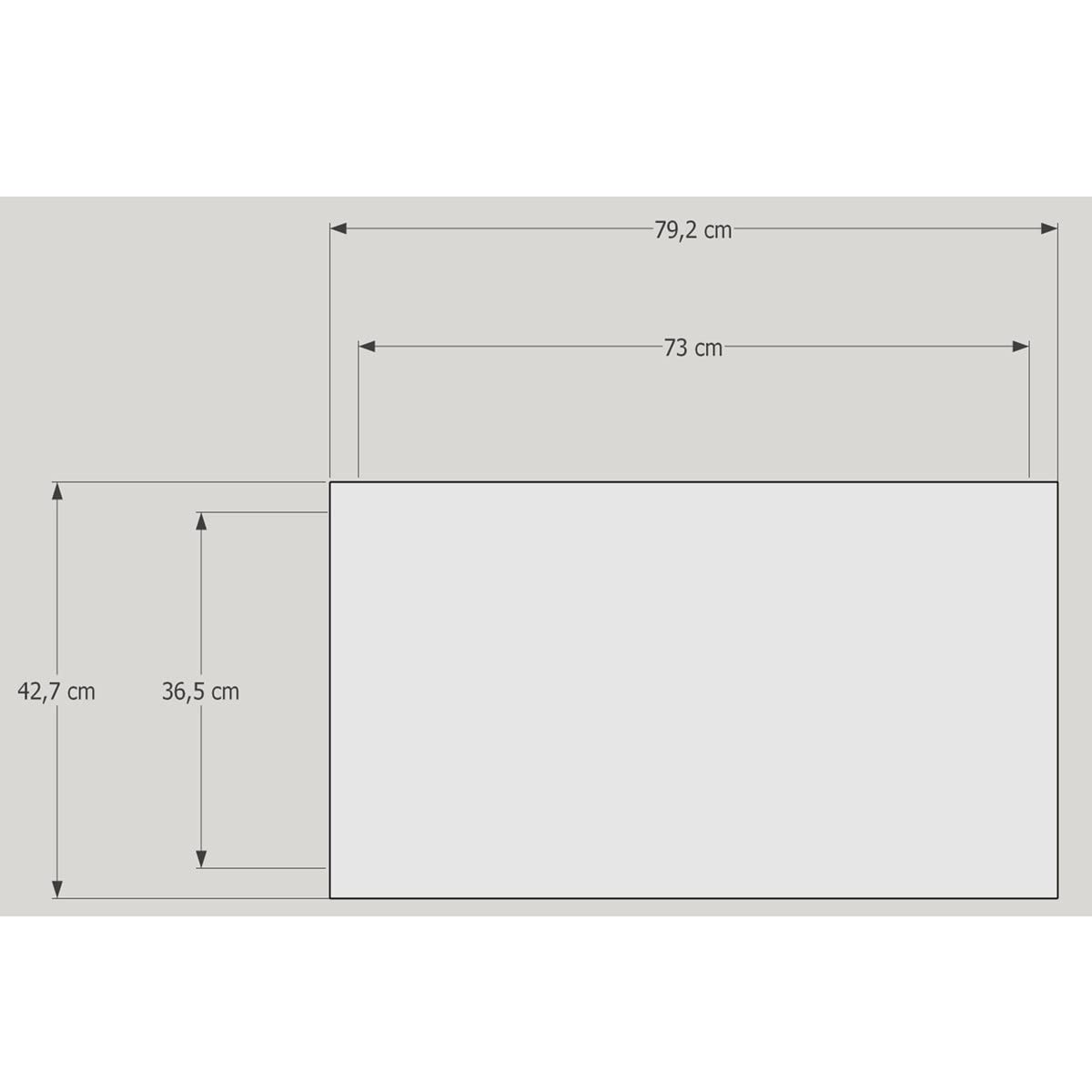MHN Glasvitrine T 43 x B 79 x H 183,5 cm - breite Glas Standvitrine abschließbar - Ausstellungs-Vitrine - ohne Beleuchtung
