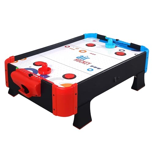 Image of Kidsmate Air Hockey Game for Kids | Electric Powered Tabletop Board Game with 2 Strikers & 4 Pucks | 72.5 CM Large Size Ice Hockey Indoor Sports Family Game for Kids & Adults - Multicolor