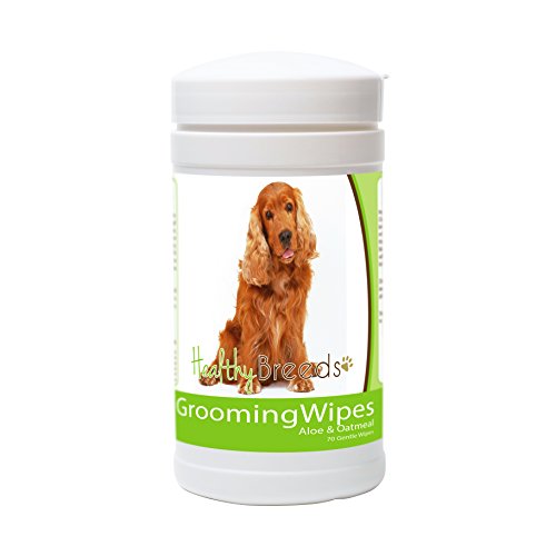 Image of Healthy Breeds Cocker Spaniel Grooming Wipes 70 Count
