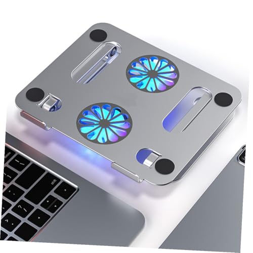 Base enfriadora ajustable para laptop con doble ventilador miniatura 4