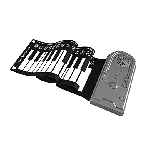 BYYLECL Piano portable enroulable, piano électronique portable, clavier électronique rechargeable pour enfants, piano d… - Les Beatles, Paul McCartney, John Lennon, RIngo Starr, George Harrison BYYLECL Piano portable enroulable, piano électronique portable, clavier électronique rechargeable pour enfants, piano d… – Image 5