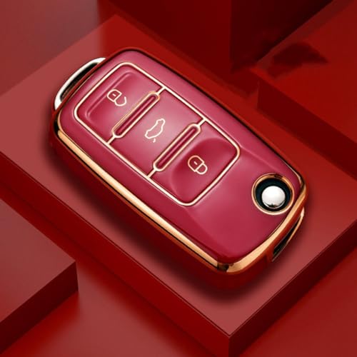 Funda de llave TPU para VW Tiguan Caddy y Skoda ideal para proteger contra caídas