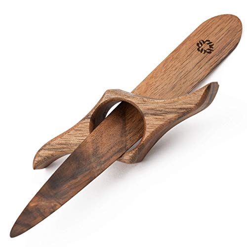 Cool Book Accessories - Handmade Wooden Book Page Holder and 2 in 1 Letter Opener and Bookmark - Best Gifts for Book Lovers