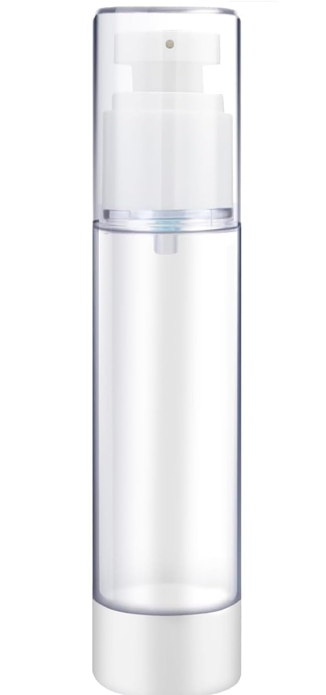Travel Pump Bottles Twist Airless Lotion Dispensers | Empty Refillable Cosmetic Containers for Face Wash, Foundation, Creams & Serums | Leakproof Skin Care Pump Bottles for Travel & Daily Use-image-42