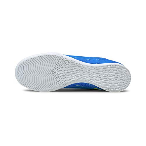 PUMA PUMA Men's Football Futsal Shoe, Nrgy Blue Yellow Alert, 8.5