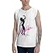 CASOWAT Kylie Singer Minogue Men T Shirt Summer Sleeveless Shirts Sport Cotton Tank Tops Workout Vest White Large
