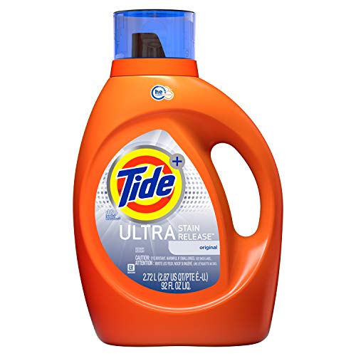 Tide Plus Ultra Stain Release HE Turbo Liquid Laundry Detergent, Original Scent, 2.72 L (48 Loads)