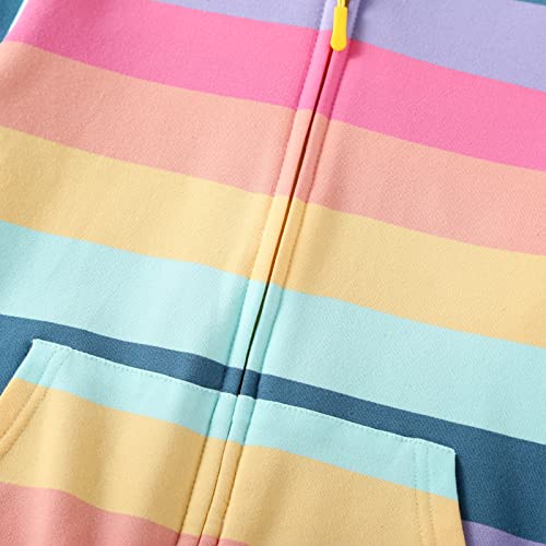 julerwoo girls zip up hoodies tie dye printed cotton zipper sweatshirts hooded for toddler girls