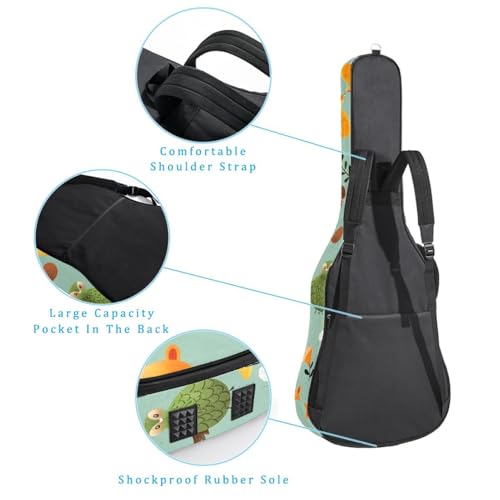 Sac pour guitare classique et électrique avec sangle et crochet