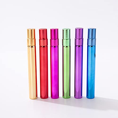 BasicPacking Pack of 48, Gold UV Coated 10 ml Portable Perfume Bottles Spray Perfume Bottle, 10ml Mini Glass Perfume Sprayer Bottles for Travel Purse Handbag Pocket Luggage+ 8 x Funnel - Image 8