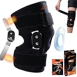 Hyperz - Rodillera Ortopedica de Compresión con Soportes Mecánicos Laterales y Almohadilla para Banda Rotuliana Rodillera...