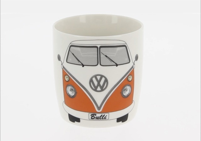 Taza de Cerámica BRISA VW T1 Bus 370 ml Naranja miniatura 6