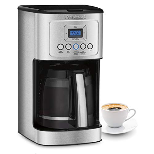 14 Cup BlackStainless Steel Permanent Filter Coffee Maker with Timer