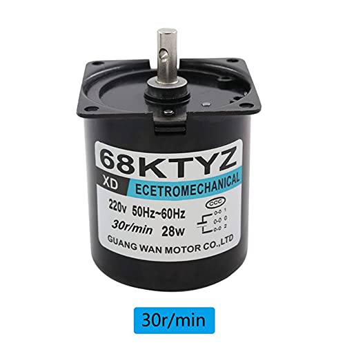 Davitu AC Motor - 68KTYZ Low Speed Synchronous Motor AC 220V 2.5-110r/min Permanent Magnet Motor - (Speed: 40rpm)