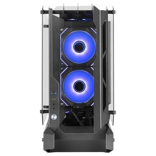 Boîtier PC Moyen Tour ATX Mars Gaming MC-Edge Noir Support Refroidissement Liquide 240 mm - 6