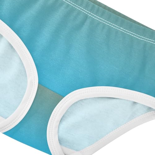 Joisal Cartoon Girls Underwear Toddlers 2t Cotton Panties for Girl Green Sky Blue Gradient Undies Kids Briefs4