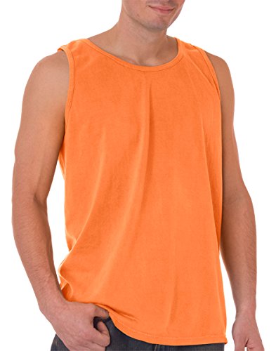 Image of Comfort Colors Ringspun Garment-Dyed Tank, Large, MELON