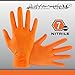 Astro-Grip Powder-Free Exam Grade Nitrile Disposable Gloves. Size X-Large, Orange, 7 mil Thickness. Chemical and Puncture Resistant. Single-Use. Pack of 100. (66474)