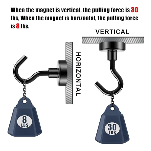 Diymag NE BLACK 16-3 Magnetic Utility Hooks thumb #2