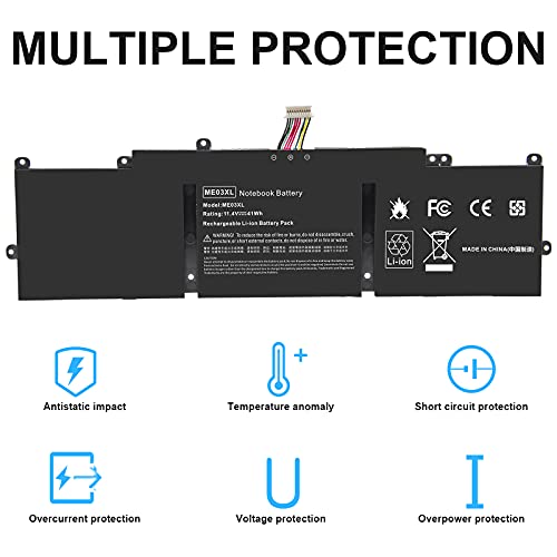Image of ME03 ME03XL Laptop Battery for HP Stream 11-D 13-C Series 13-c110nr 13-c010nr 13-c014tu 11-d010nr 11-d020nr 11-d010wm 11-d011wm Notebook 787521-005 787089-541 TPN-Q154 TPN-Q155 TPN-Q156 HSTNN-UB6M