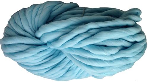 Zituop Super Chunky Roving Bulky Yarn for Hand Knitting Crochet, 250g, 8.8 Ounze(Light Green)