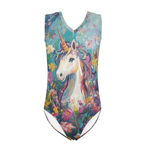 Image of Girls' Swimwear for 3-14 Cartoon Bathing Suit Girl Swimsuit Gym Leotard