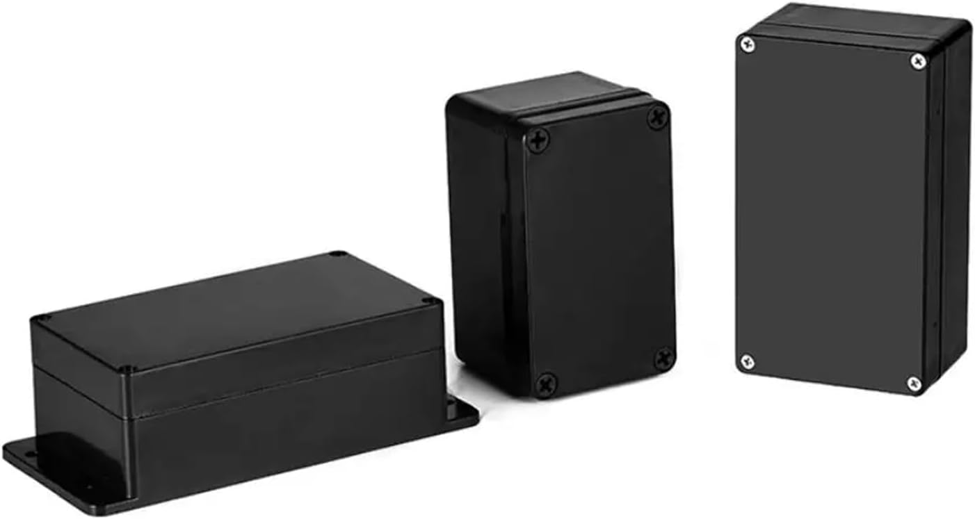 ジャンクションボックス 黒プラスチックワイヤージャンクションボックス電源屋外セキュリティオープンマウントボックスABSプラスチックシ