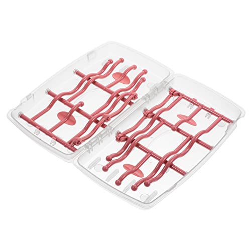 Vaguelly Estante de Botella Portátil de Biberones Almacenamiento con Drenaje Mantener Cocina Organizada Color
