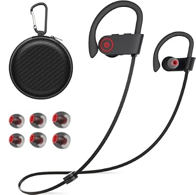 JOYWISE Bluetooth Wireless Headphones 16H Playtime Earbuds with Mic Stereo in-Ear Earphones, IPX7 Waterproof Sports Sound Isolation AI Music Creation Headsets for Running, Gym, Workout