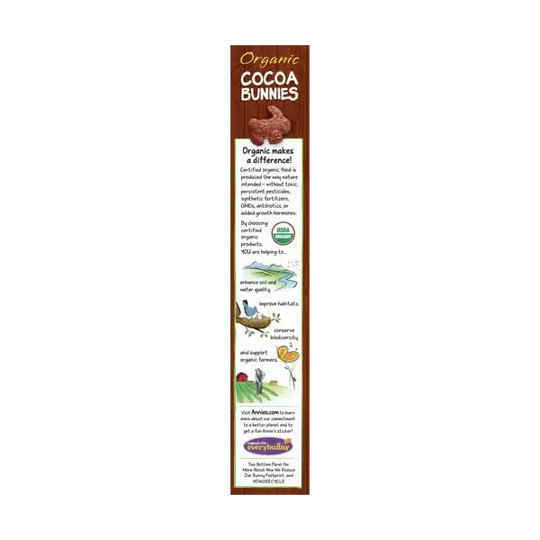 Annie's Organic Cocoa Bunnies Breakfast Cereal, 10 oz 11